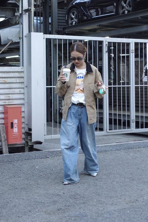 バイカラールーズブルゾン